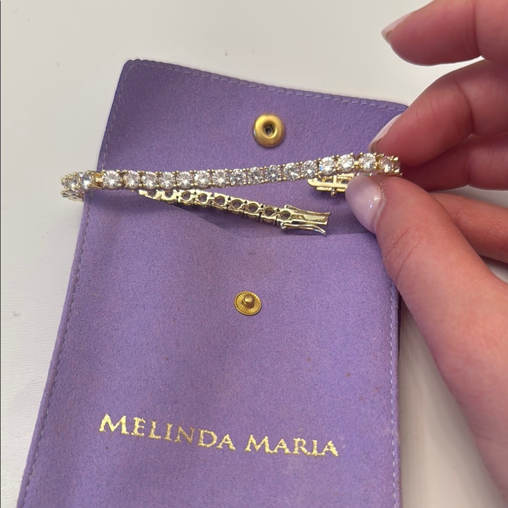 Melinda Maria Gold and Silver Bracelet